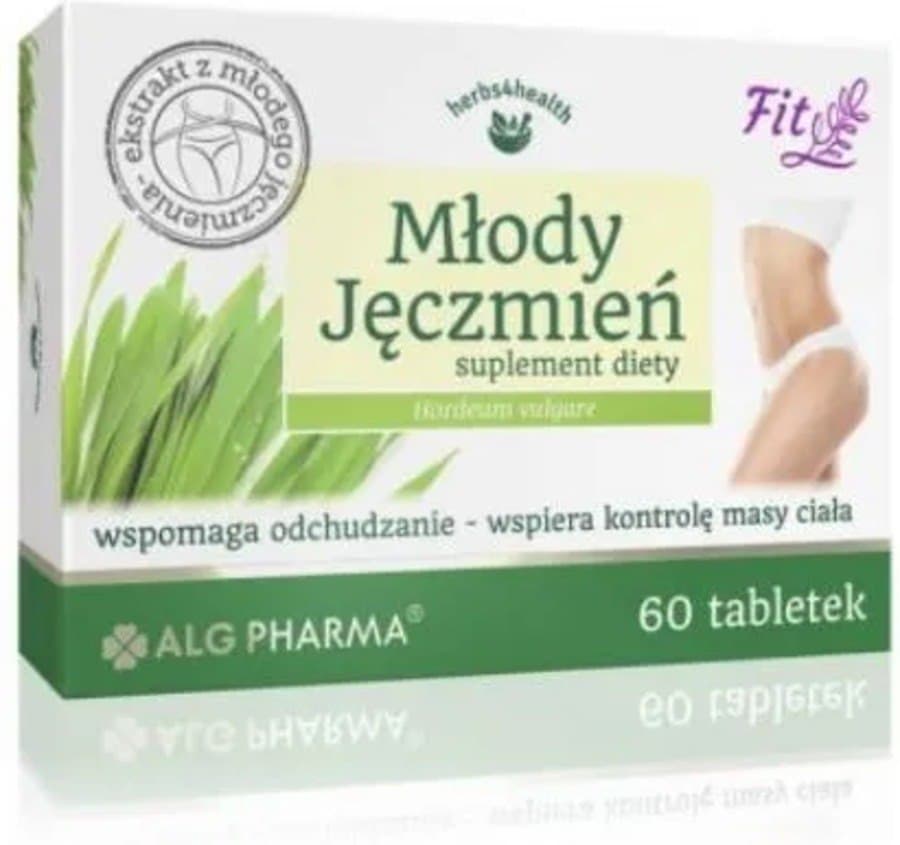ALG PHARMA - Young Barley - 60 tablets – Alg Pharma förpackning