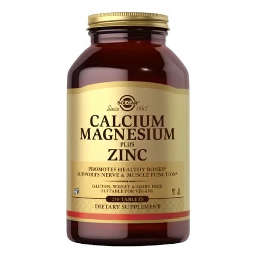 Solgar - Calcium Magnesium Plus Zinc – Solgar förpackning