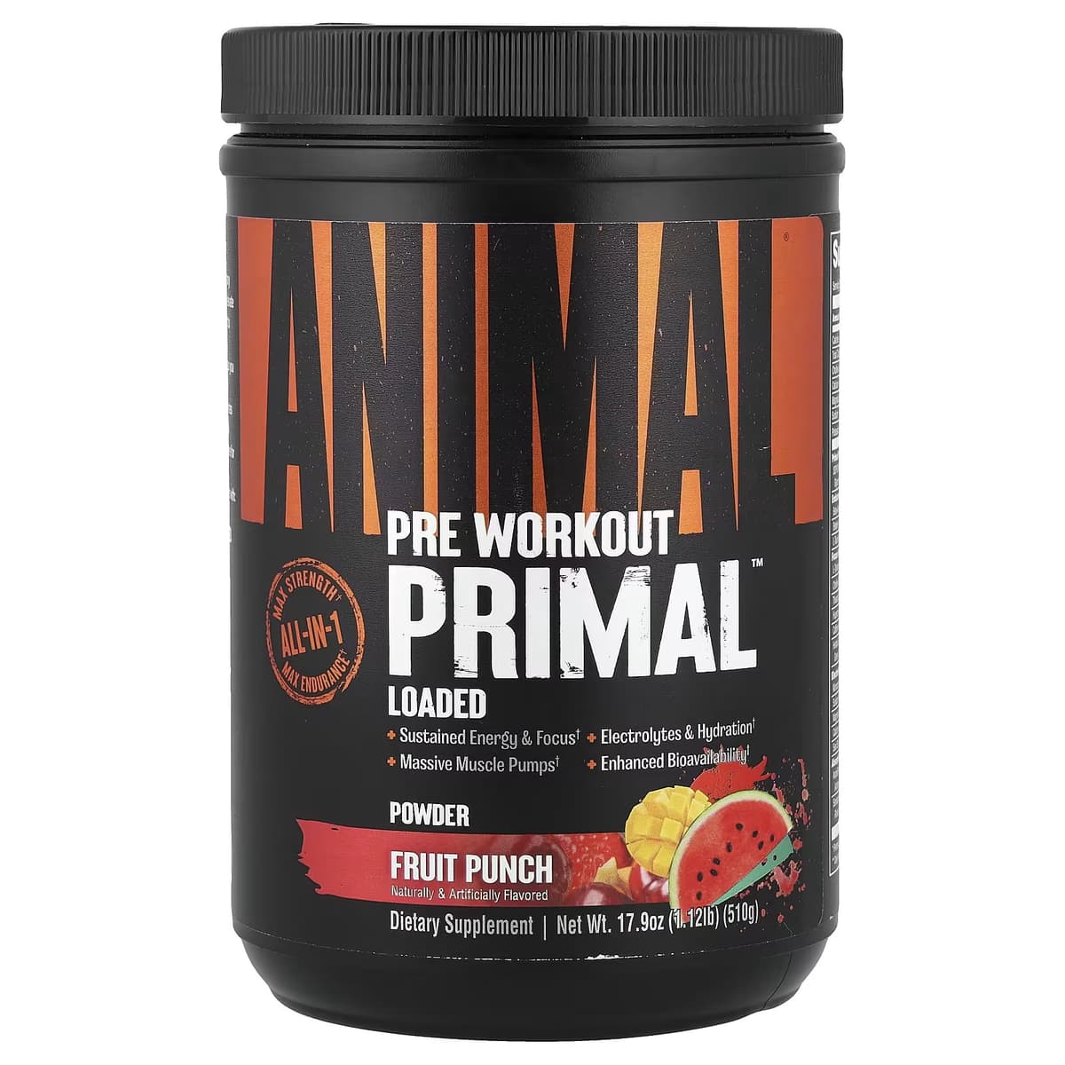 Universal Nutrition - Primal Powder, Fruit Punch - 507.5g