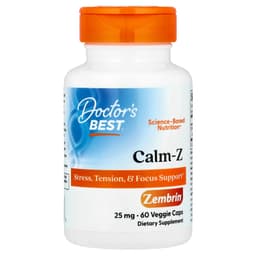 Doctor's Best - Calm-Z With Zembrin - 60 Vcaps