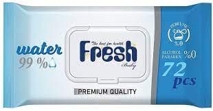 Fresh Baby - Water Wipes - 72 pcs
