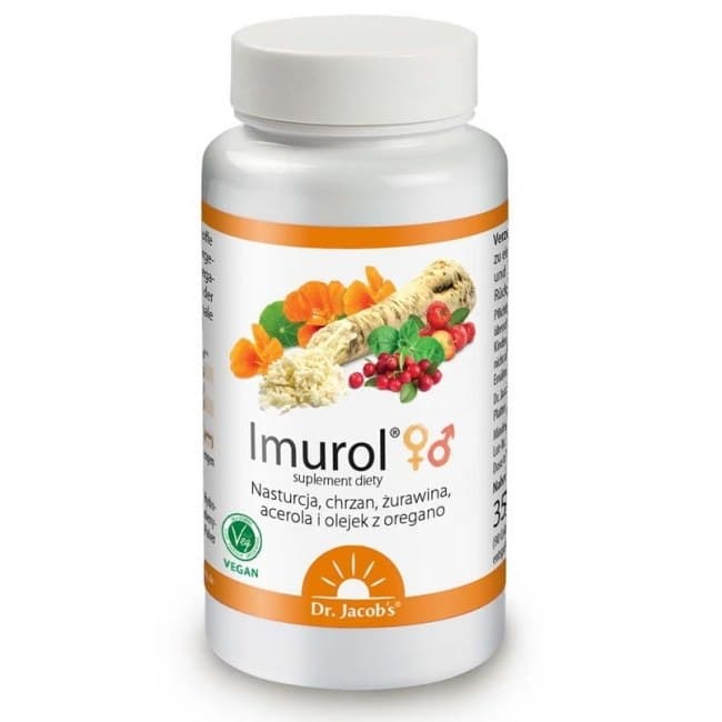 Dr. Jacob's - Imurol - 90 Caps – Dr. Jacob's förpackning