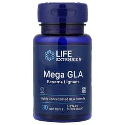 Life Extension - Mega Gla Sesame Lignans - 30 Sgels