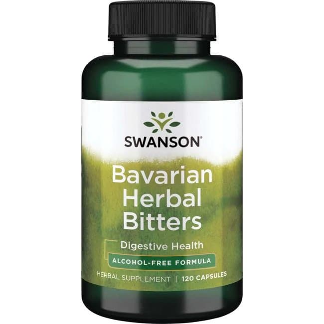 Swanson - Bavarian Herbal Bitters - 120 Caps – Swanson förpackning