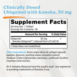 Doctor's Best - Ubiquinol, 50mg - 90 Sgels