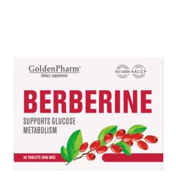 GoldenPharm - Berberine - 30 tablets