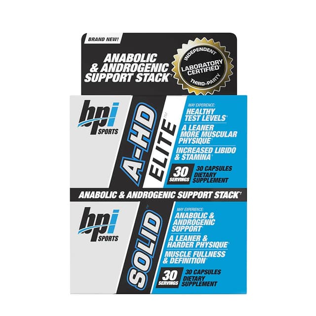 Bpi Sports - A-HD Elite + Solid Stack - 2 x 30 Caps – BPI Sports