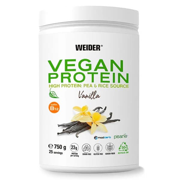 Weider Vegan Protein – Weider förpackning