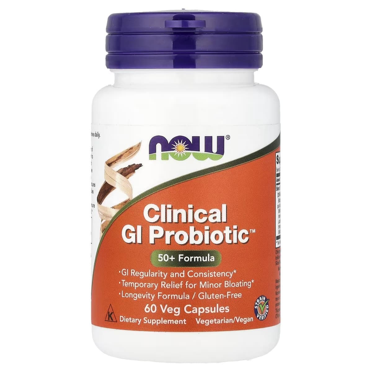 NOW Foods - Clinical Gi Probiotic - 60 Vcaps