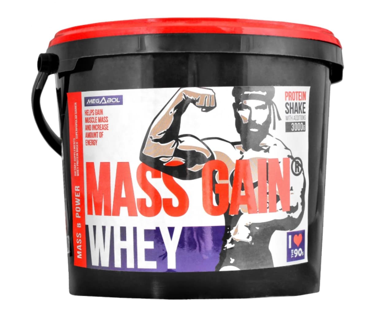 Megabol - Mass Gain Whey - 3000g – Megabol förpackning