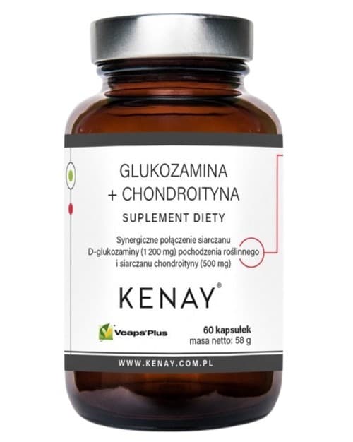 Kenay - Glucosamine + Chondroitin - 60 Caps – Kenay förpackning