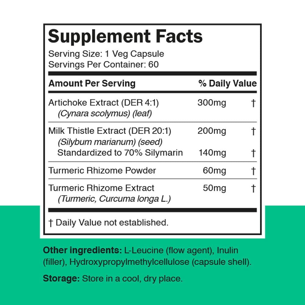 Vitamin360 - Liver Support - 60 Vcaps