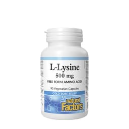 Natural Factors - L-Lysine - 90 Vcaps