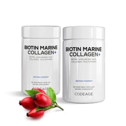 Codeage Biotin Marine Collagen - 120 Vcaps - 120 Vegetabilske Kapsler