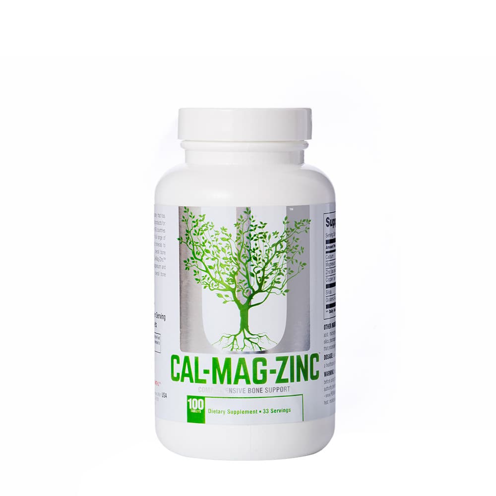 Universal Nutrition - Calcium Magnesium Zinc - 100 Tabs – Universal Nutrition förpackning