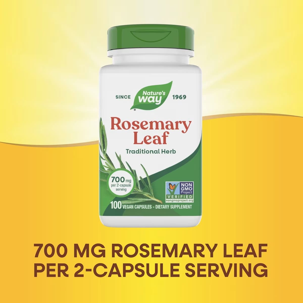 Nature'S Way - Rosemary Leaf - 100 Vcaps