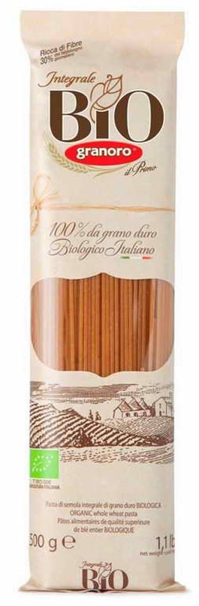 Granoro - Integral Whole Wheat Spaghetti BIO - 500g – Granoro förpackning