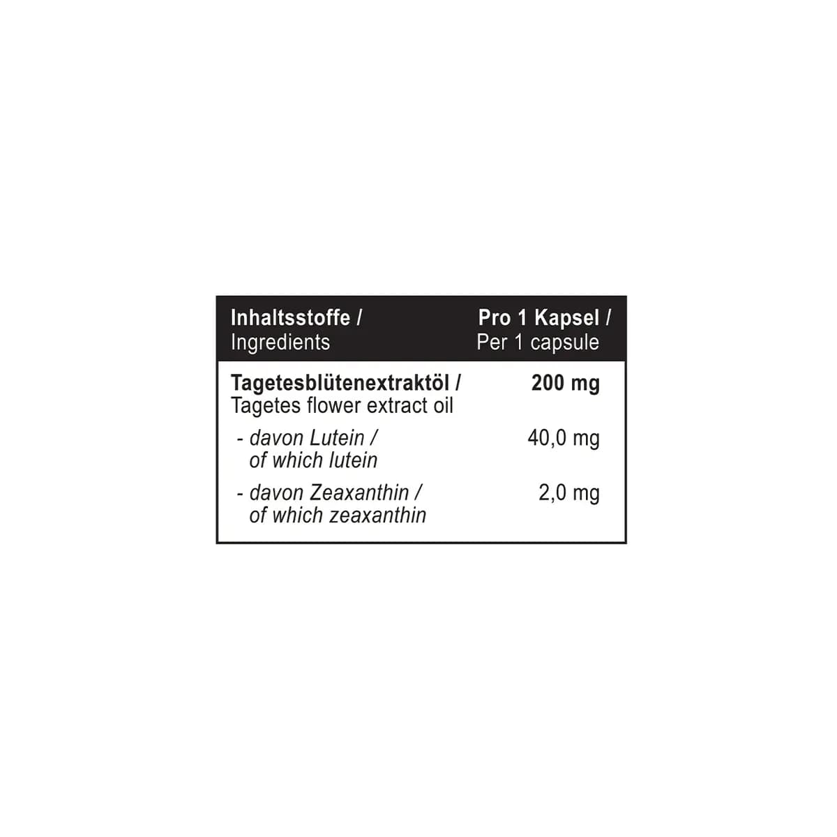MST - Luteiini ja zeaksantiini - 40 mg, 60 kapselia
