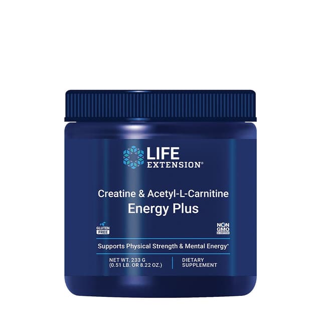 Life Extension - Kreatin och acetyl-L-karnitin - 233 g – Life Extension