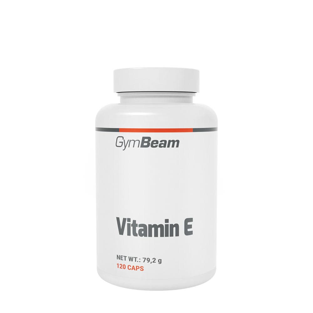 Gymbeam - Vitamin E - 120 Caps – GymBeam förpackning