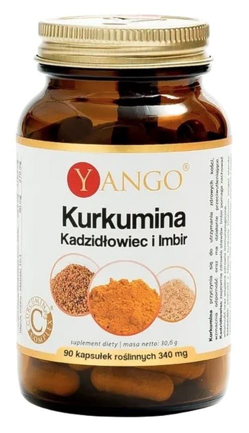 Yango Kurkumina Kadzidłowiec I Imbir 90 Caps