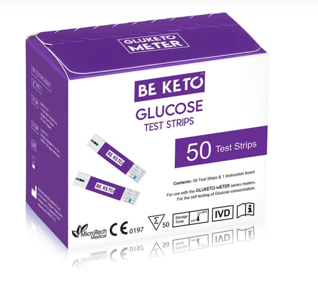 BE KETO - Glucose Test Strips - 50 Test Strips – BE KETO