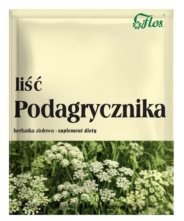 Flos - Podagraria Leaf - 50g – Flos förpackning