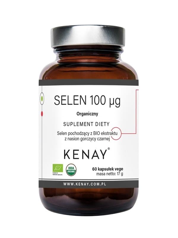 Kenay - Organic Selenium - 60 Caps – Kenay förpackning