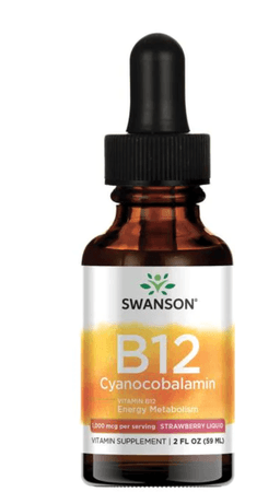 Swanson - Vitamin B12 Liquid (Strawberry - 30ml)