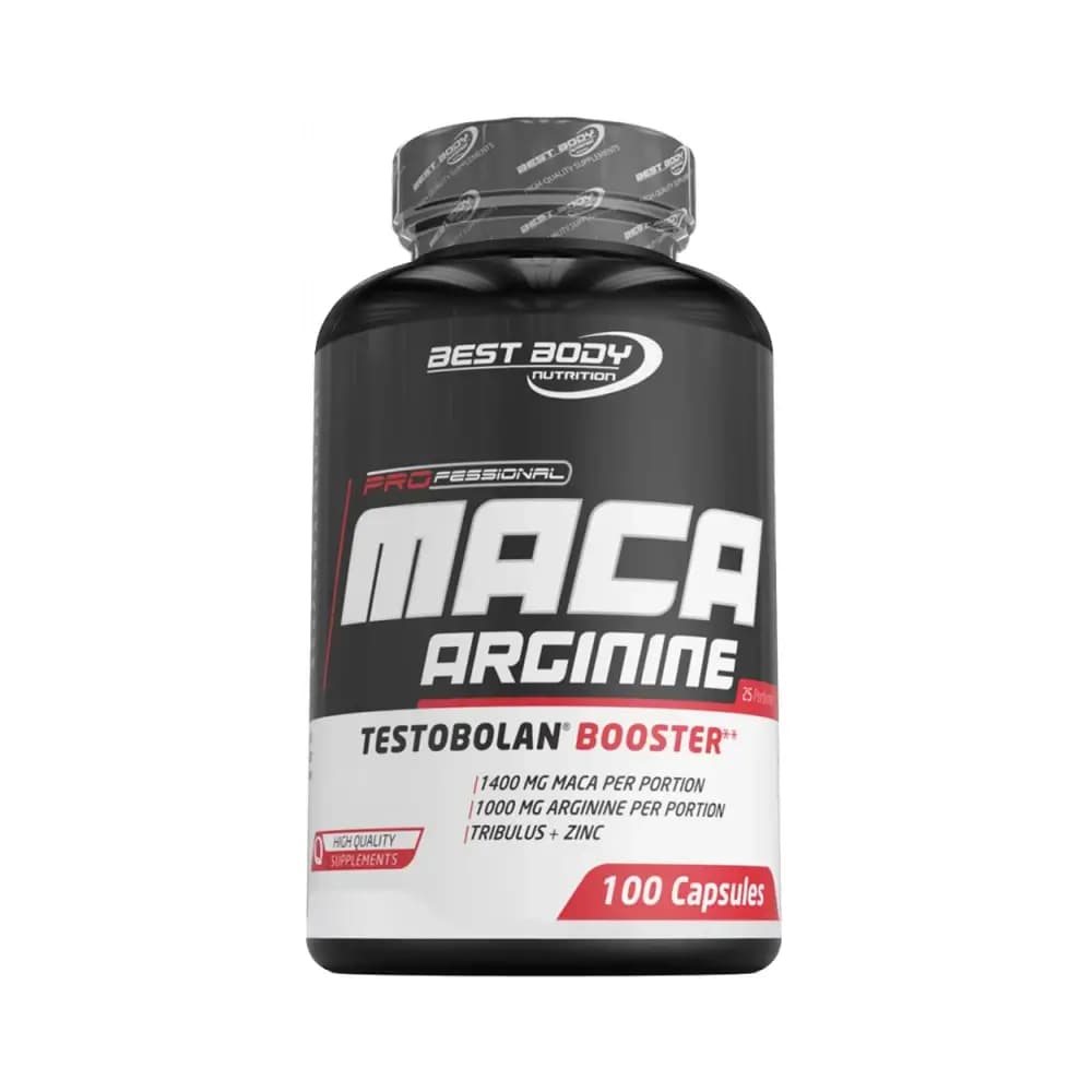 Best Body Nutrition - BBN Hardcore Testobolan Maca - Standard - 100 Capsules – Best Body Nutrition förpackning
