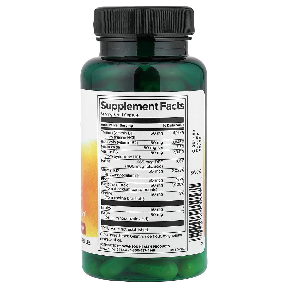 Swanson - Balance B-50 Complex - 100 Caps