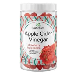 Swanson - Apple Cider Vinegar Gummies - Strawberry Watermelon, 60 Gummies
