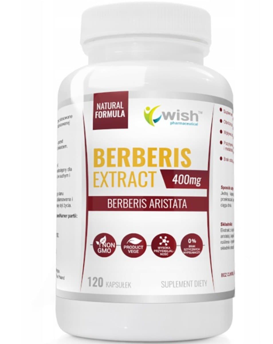 Wish - Berberis Extract - 120 Caps – Wish förpackning