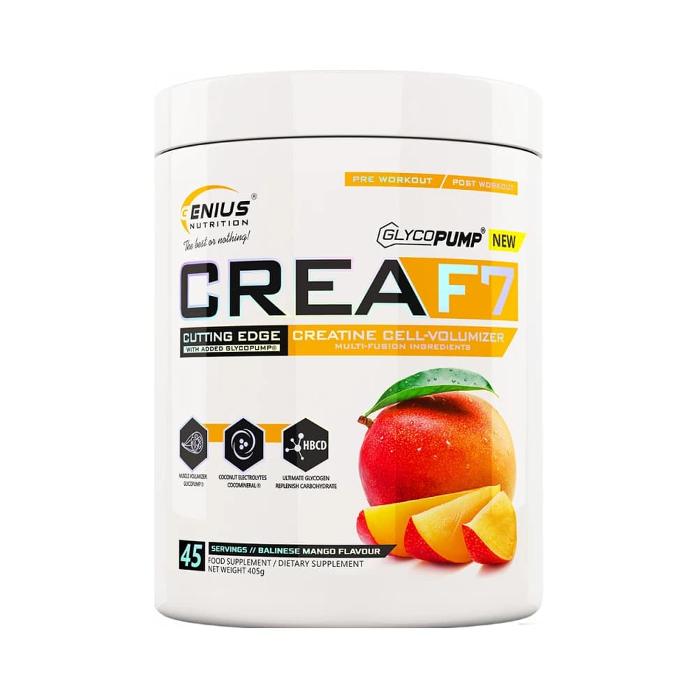 Genius Nutrition - CreaF7 Balinesisk mango, 405 g