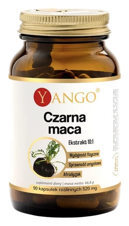 Yango - Black Maca - 30 Caps – Yango förpackning