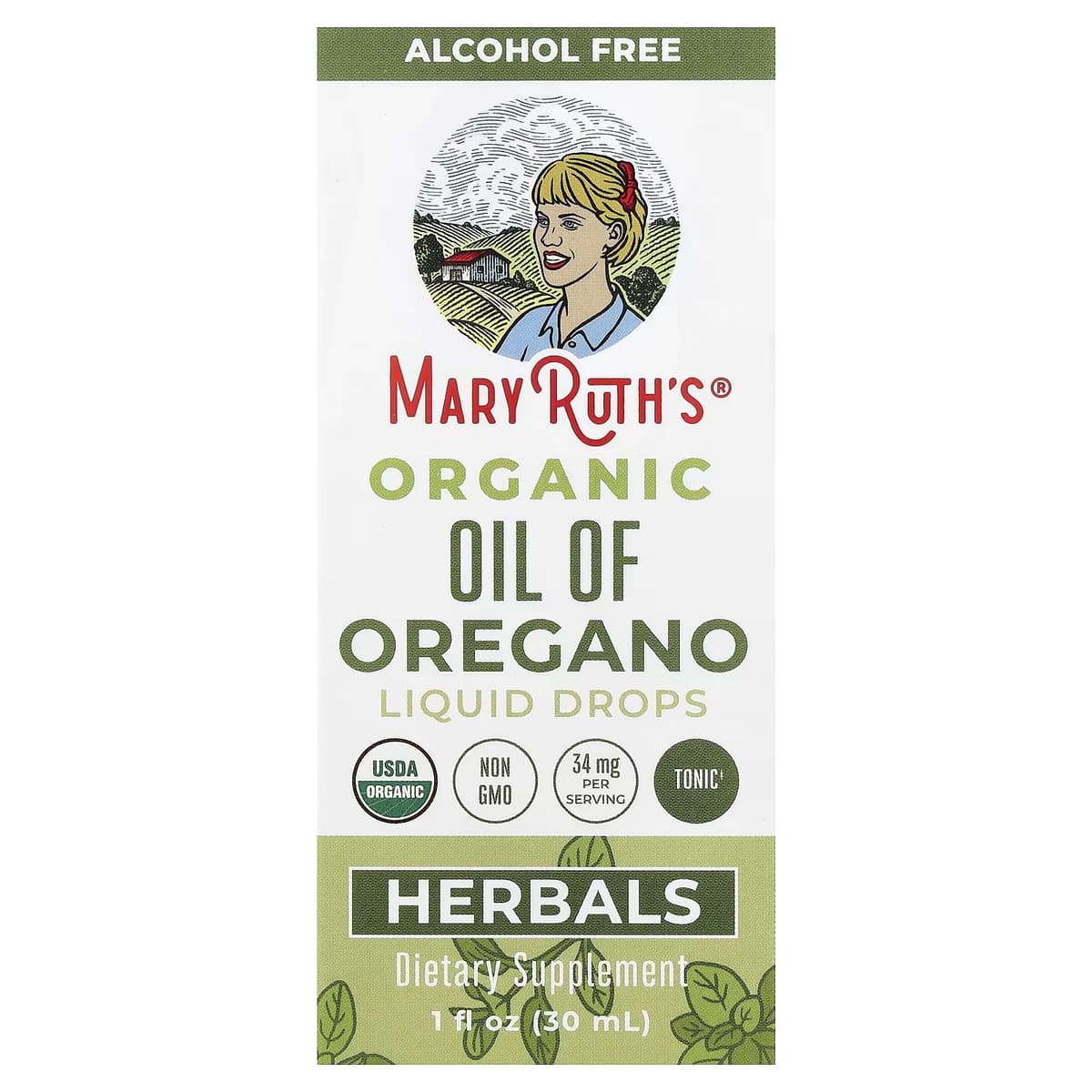 MaryRuth's - Organic Oil Of Oregano Liquid Drops - 30ml
