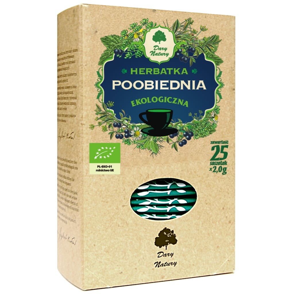Dary Natury - Afternoon Tea - 25 sachets x 2.0g – Dary Natury förpackning