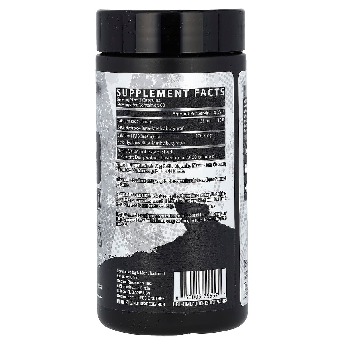 Nutrex Research - HMB 1000 - 120 Kapsler