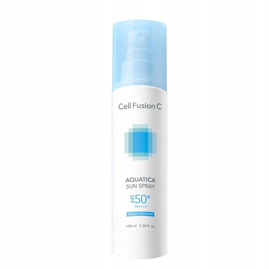 Cell Fusion C Aquatica Sun SPRAY SPF50+/PA++++ 100 ml – Cell Fusion C förpackning