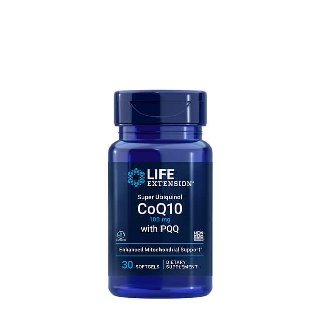 Life Extension - Super Ubiquinol CoQ10 med PQQ - 30 mjukkapslar – Life Extension