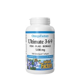 Natural Factors - Omegafactors Ultimate 3-6-9 - 180 Sgels
