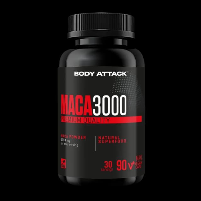 Body Attack - Maca 3000 - 90 kapsler – Body Attack