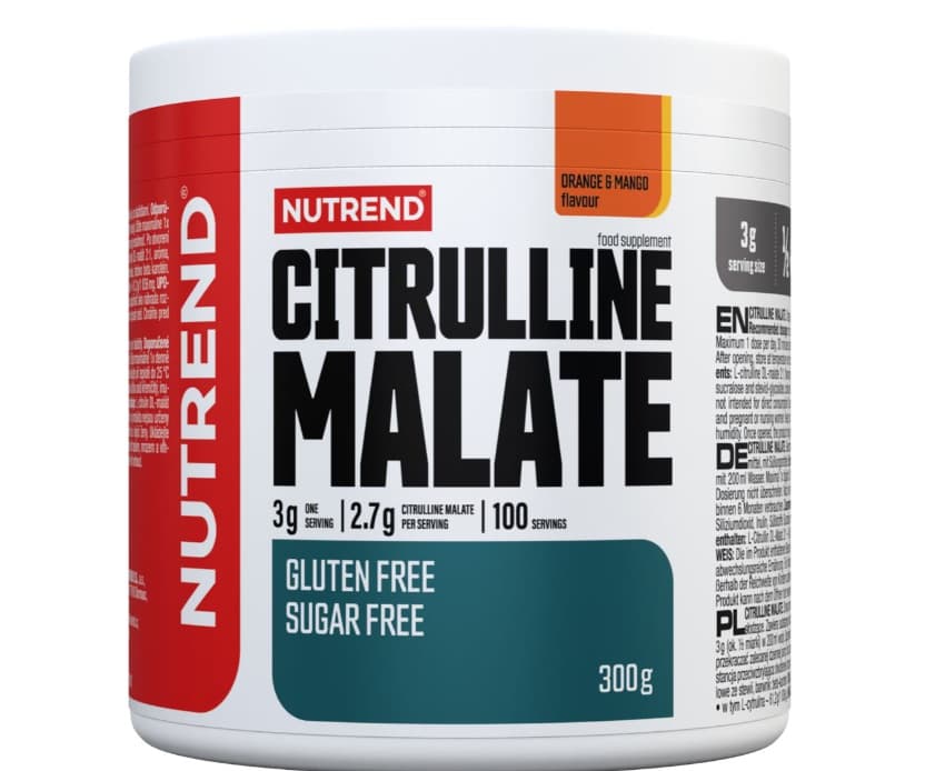 Nutrend - Citrulline Malate, Orange & Mango - 300g – Nutrend förpackning