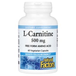 Natural Factors - L-Carnitine 500mg - 60 Vcaps