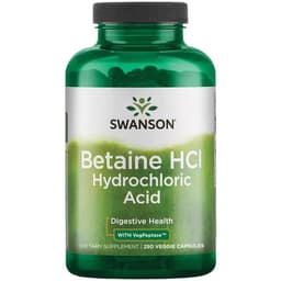Swanson - Betaine HCL Hydrochloric Acid - 250 Vcaps