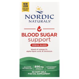 Nordic Naturals - Omega Blood Sugar, 896mg - 60 Sgels