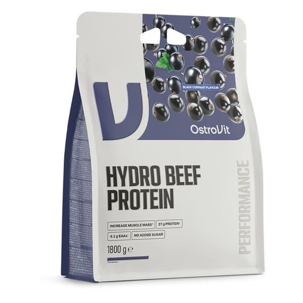 OstroVit - Hydro Beef Protein - Svarta vinbär, 1 800 g – OstroVit förpackning