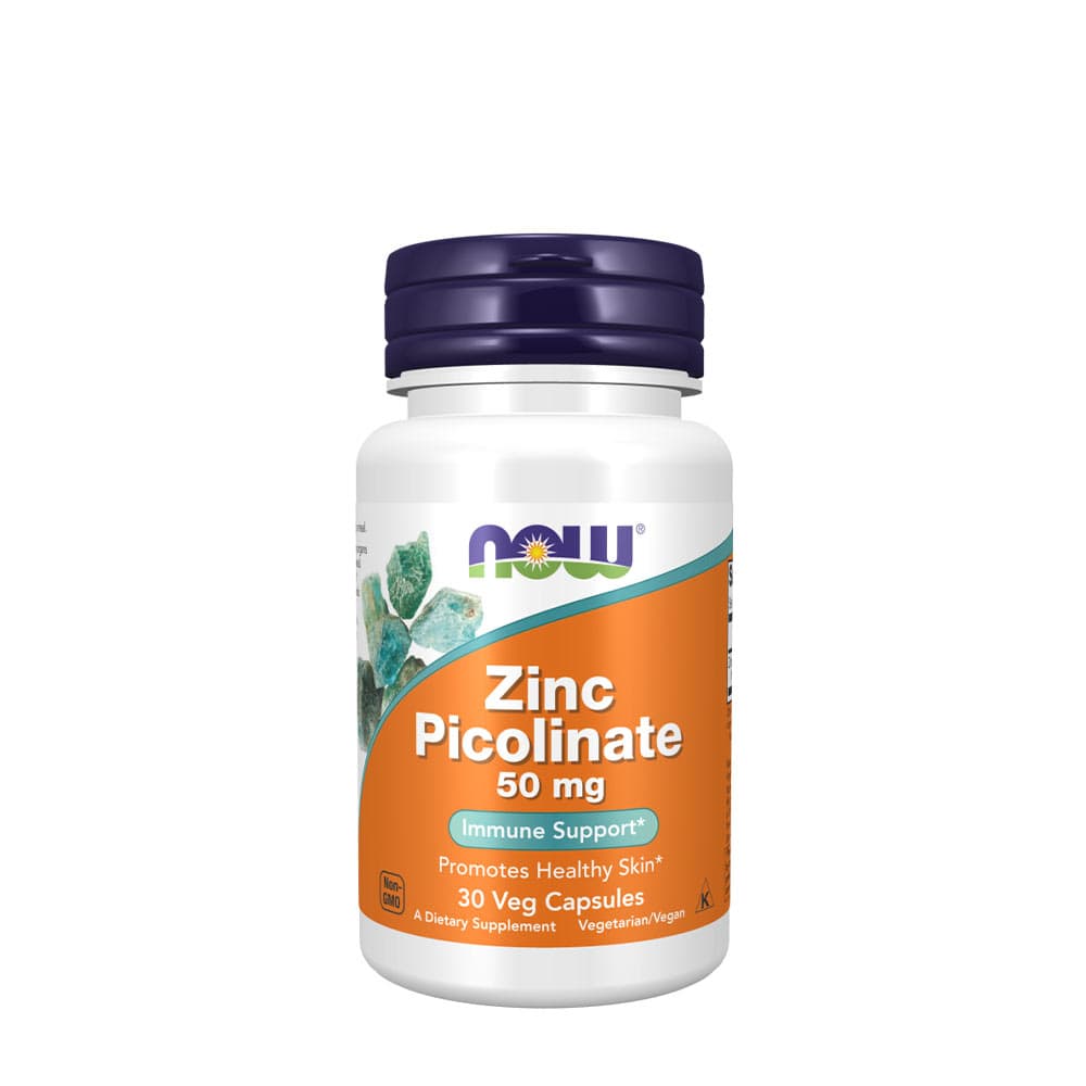 NOW Foods - Zinc Picolinate 50 mg - 30 Vcaps