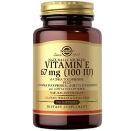 Solgar - Naturally Sourced Vitamin E - 100 Sgels