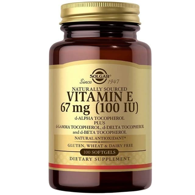 Solgar - Naturally Sourced Vitamin E - 100 Sgels – Solgar